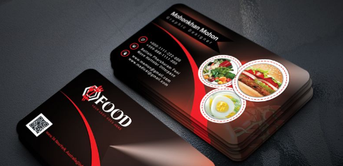 Business card design sample