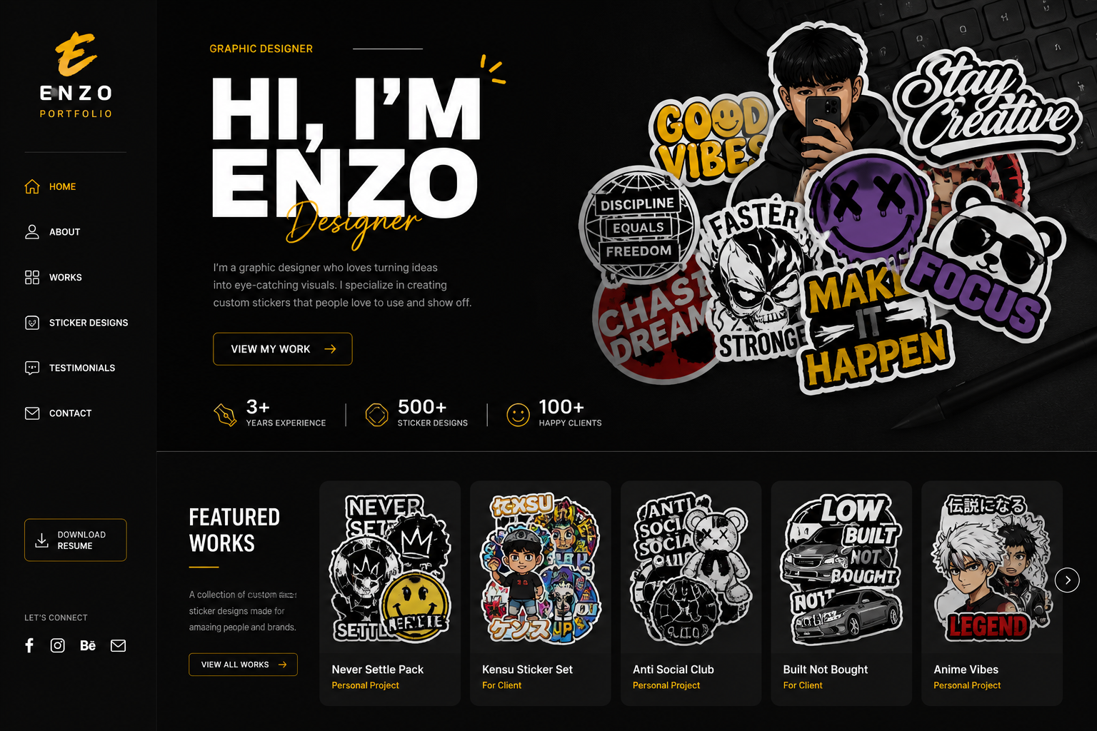 Enzo Portfolio