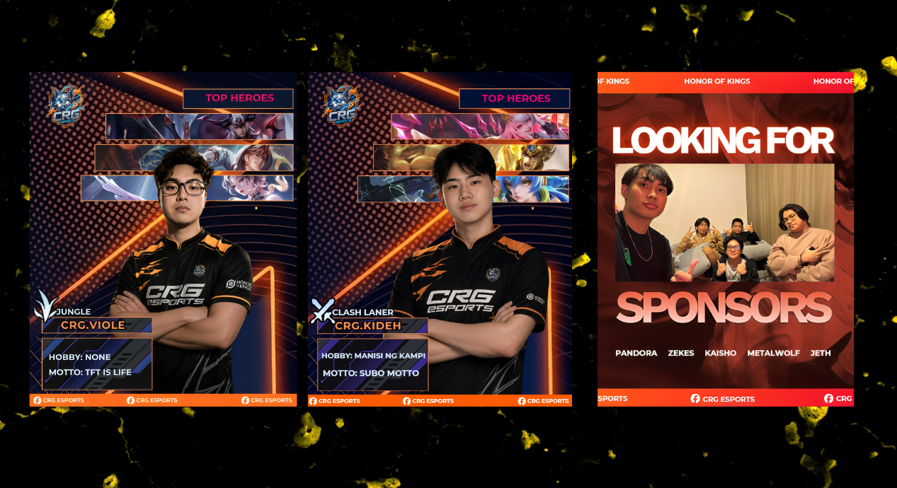 Esports pubmat design sample
